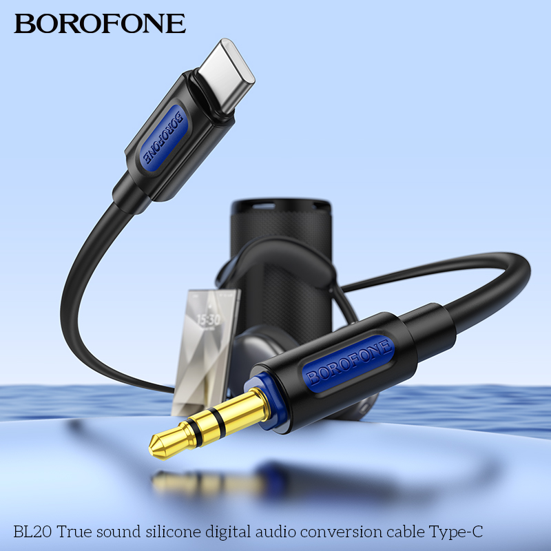 BOROFONE BL20 True sound USB-C to 3.5 mm audio cable NZ 6